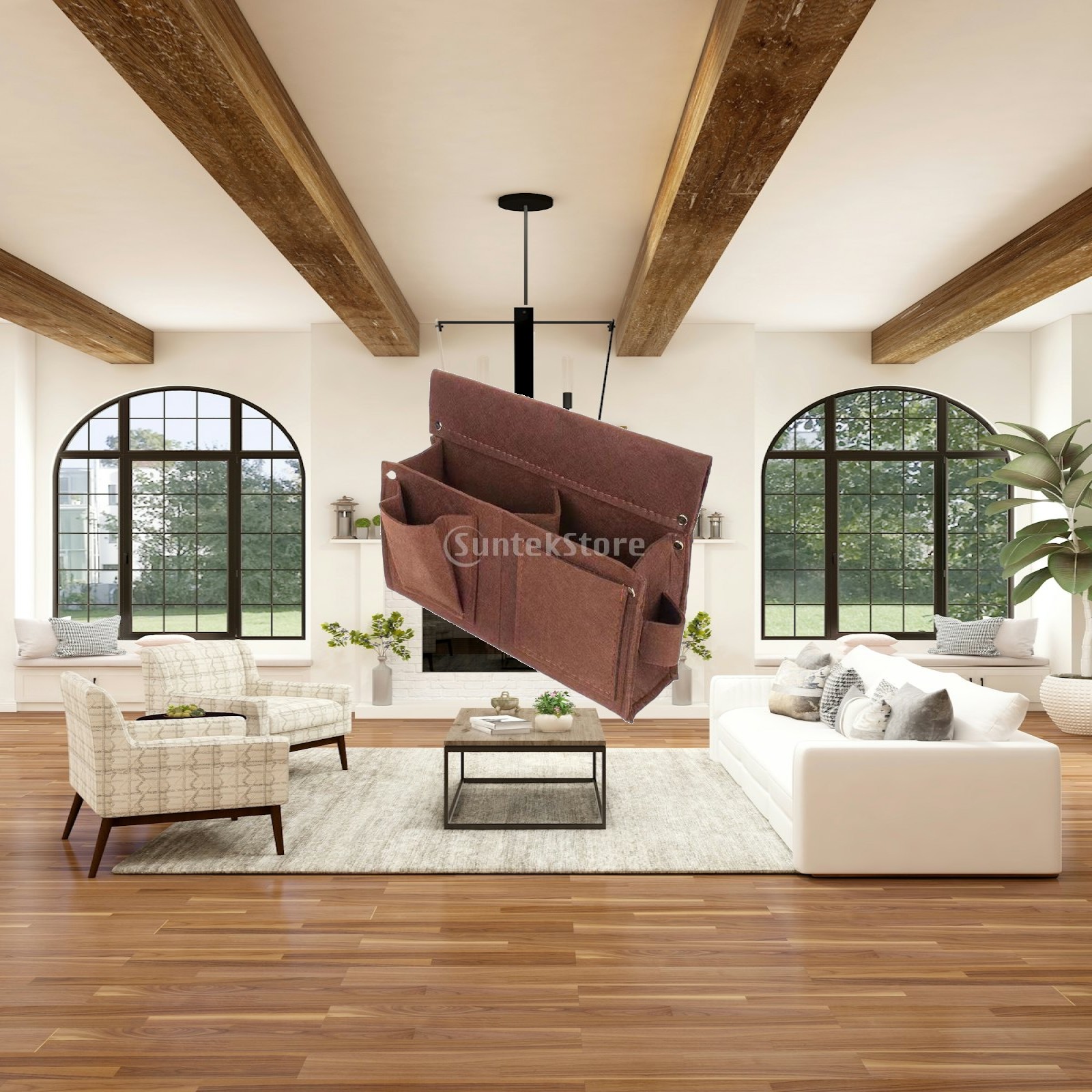 Home Improvement Jobs - Verstärkter Stoff-Nagelbeutel, Kleine Werkzeugtasche, Gürtelhalter-Organizer für