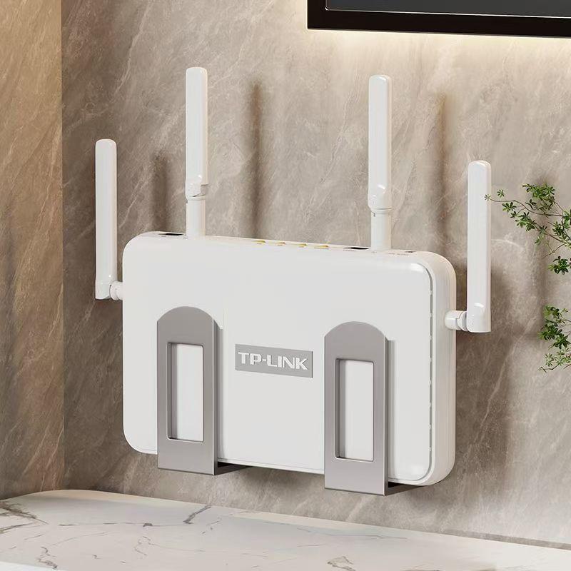 Home Improvement Help - 2 Stück Wandmontierte Router-Aufbewahrungsbox WLAN-Gerätehalterung Set-Top-Box