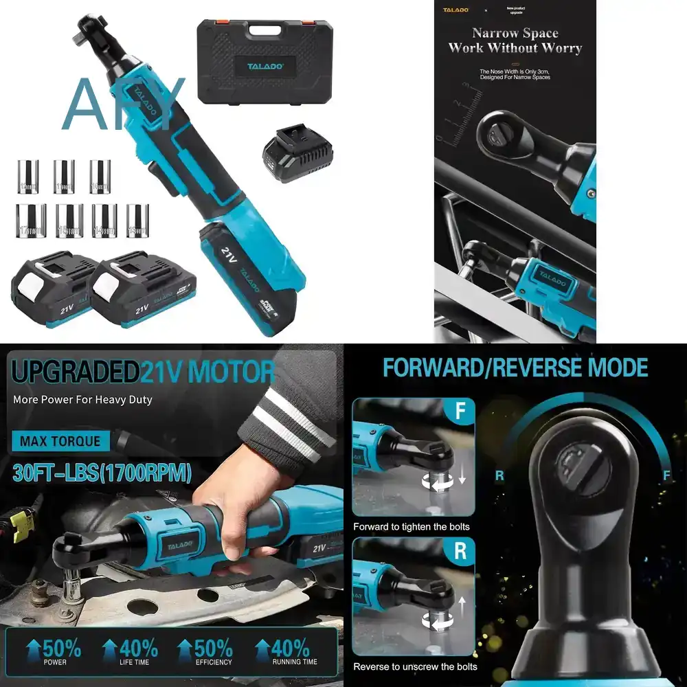 Lowe'S Home Improvement - 21V Hochleistungs-Ratschenschlüssel für Elektrowerkzeuge, DIY, Heimwerken,