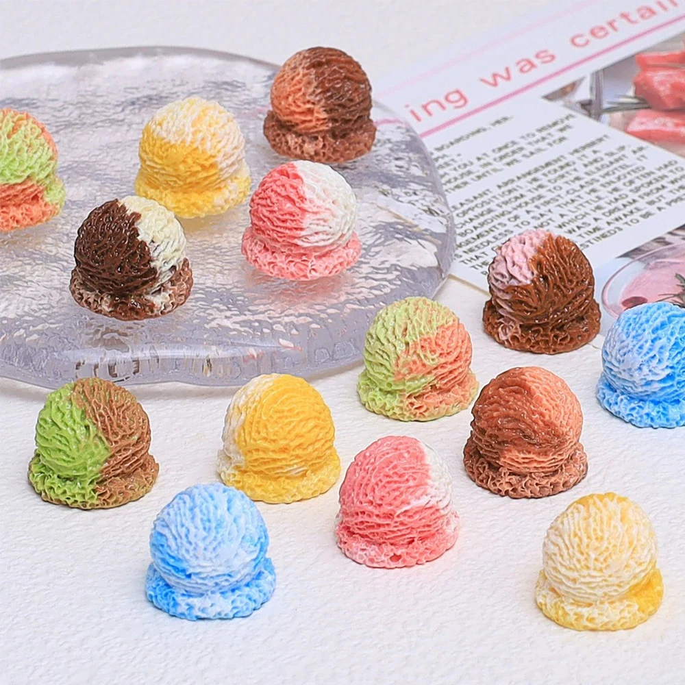 Home Improvement News - 10PCS Eis Ball Serie Miniatur Flache