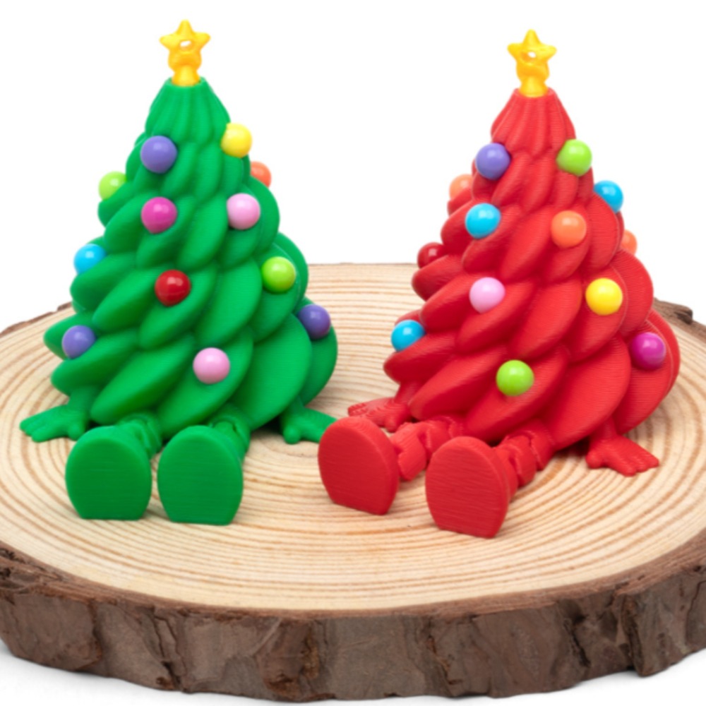 Home Improvement News - 3D-Gedruckte Weihnachtsbaum-Figuren Mehrfach Gelenkige Bewegliche Weihnachtsdekoration