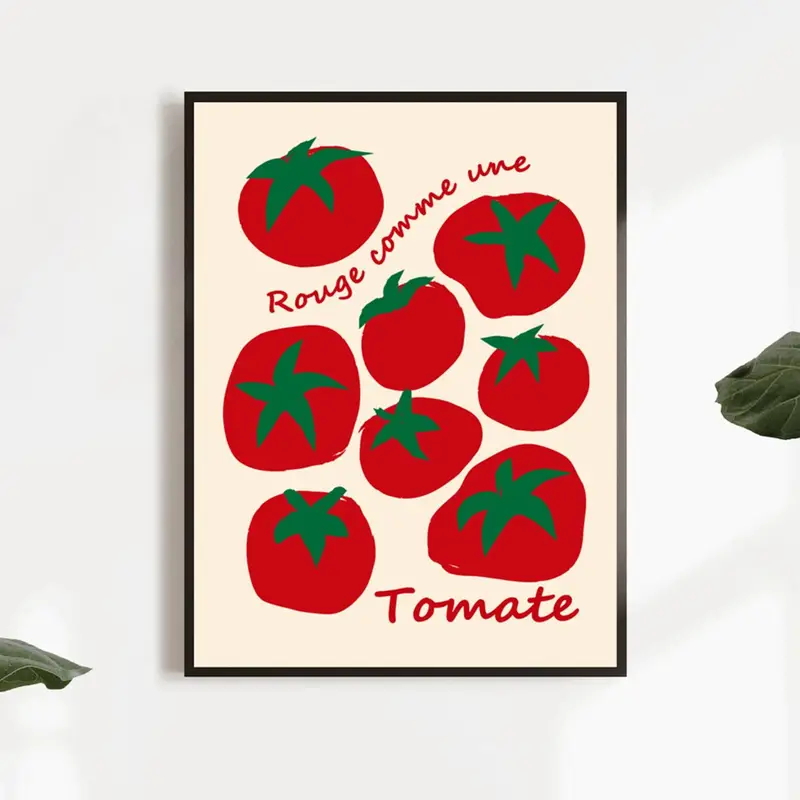 Moderne bunte rote Tomaten Wan – Wall Texture Spray Bewertung und Preis