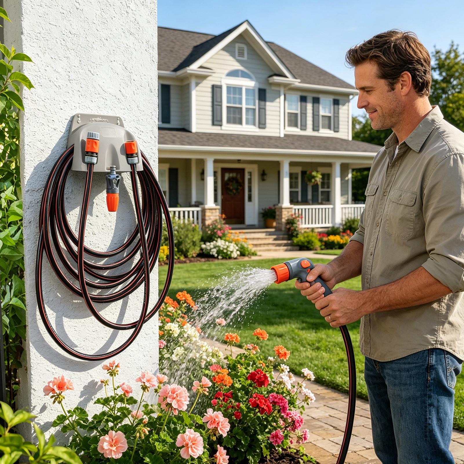 Schwerlast-Schlauchhalter zur  – Home Improvement Help Bewertung und Preis