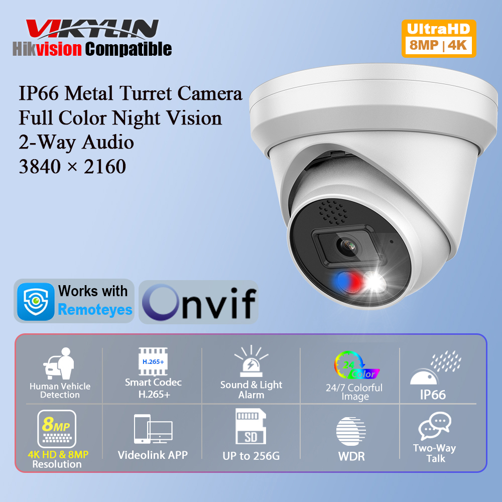 Vikylin 4K 8MP Alarm-Farb-IP-K – Lowe'S Home Improvement Bewertung und Preis