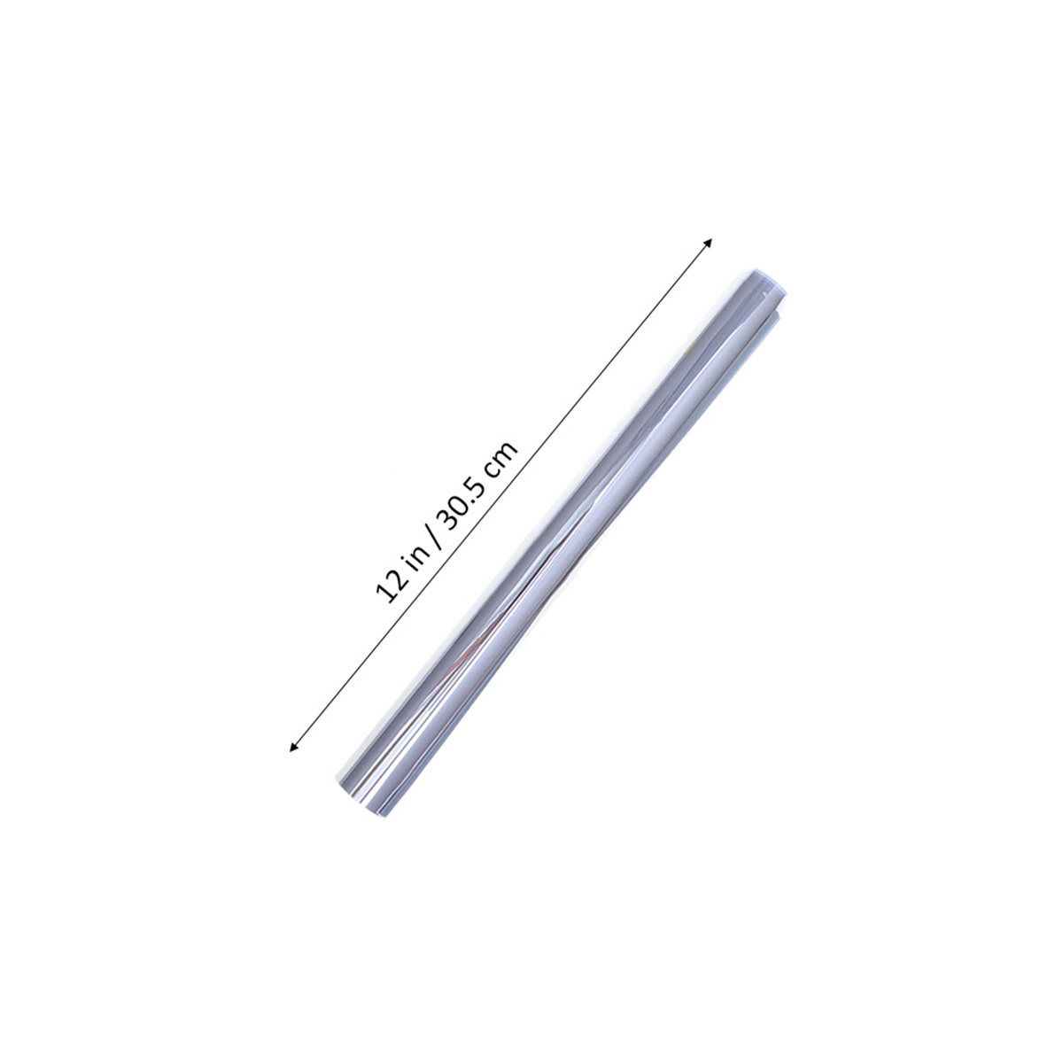 1M X 0. Silberner Kunststoff-F – Window Insulation Film Bewertung und Preis