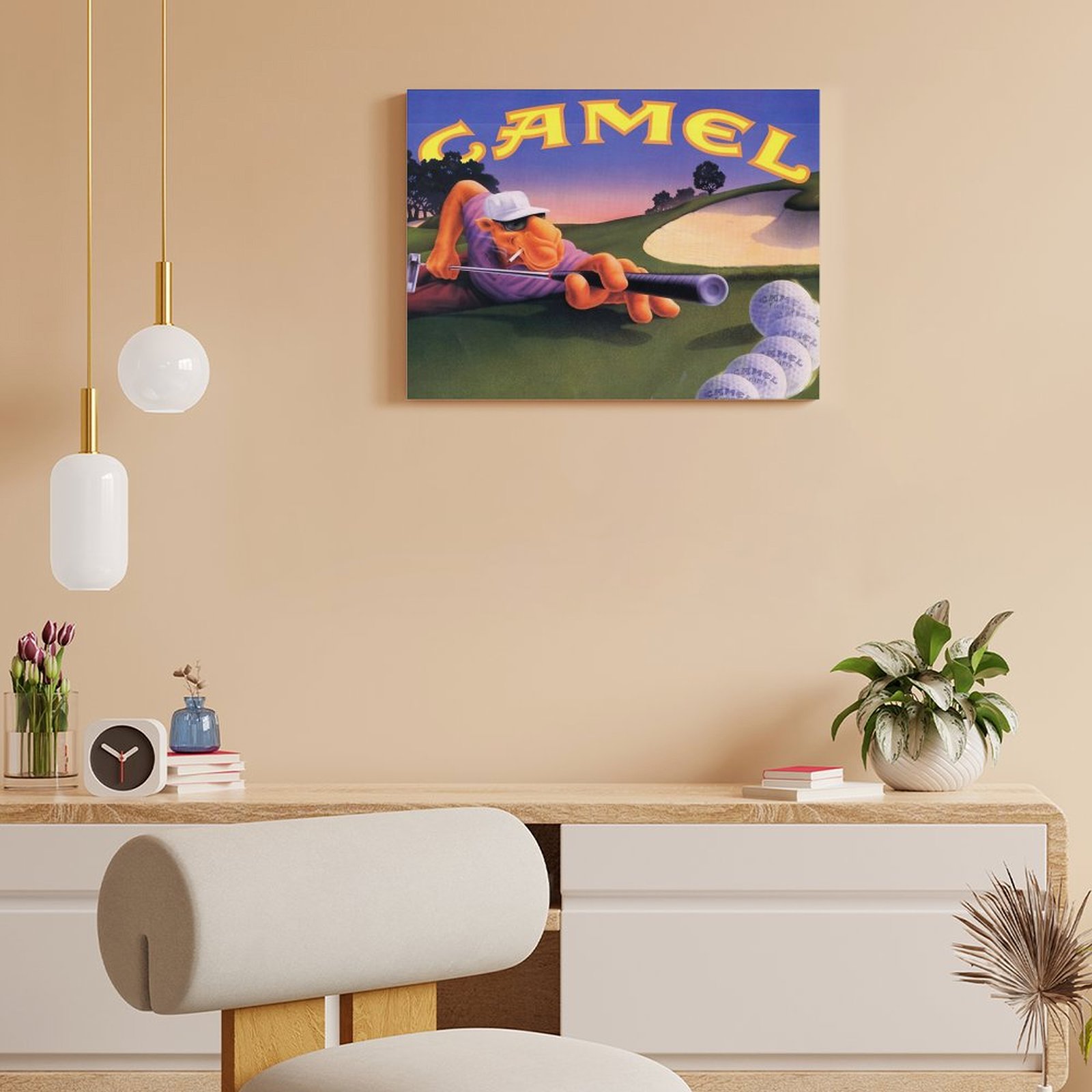 Vintage Joe Camel Roulette Ad  – Wall Texture Spray Bewertung und Preis