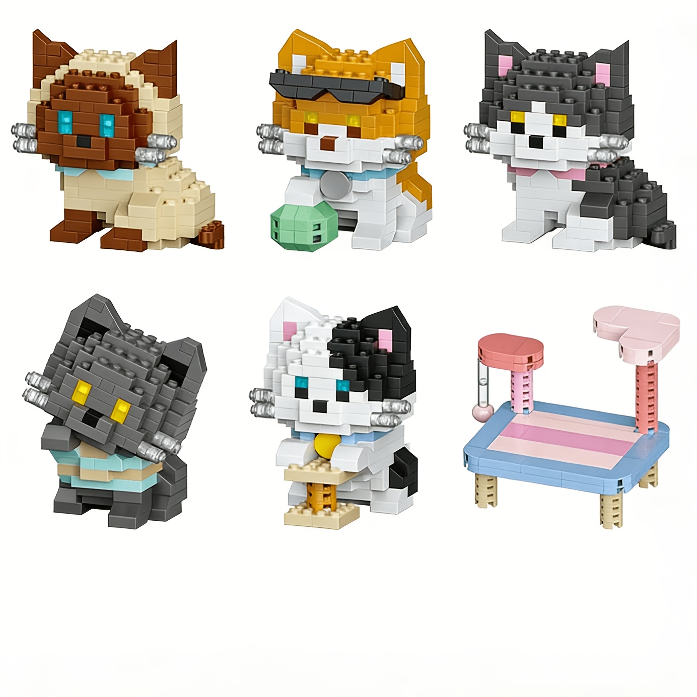 Katzenserie-Bausteine-Set mit  – Home Improvement News Bewertung und Preis
