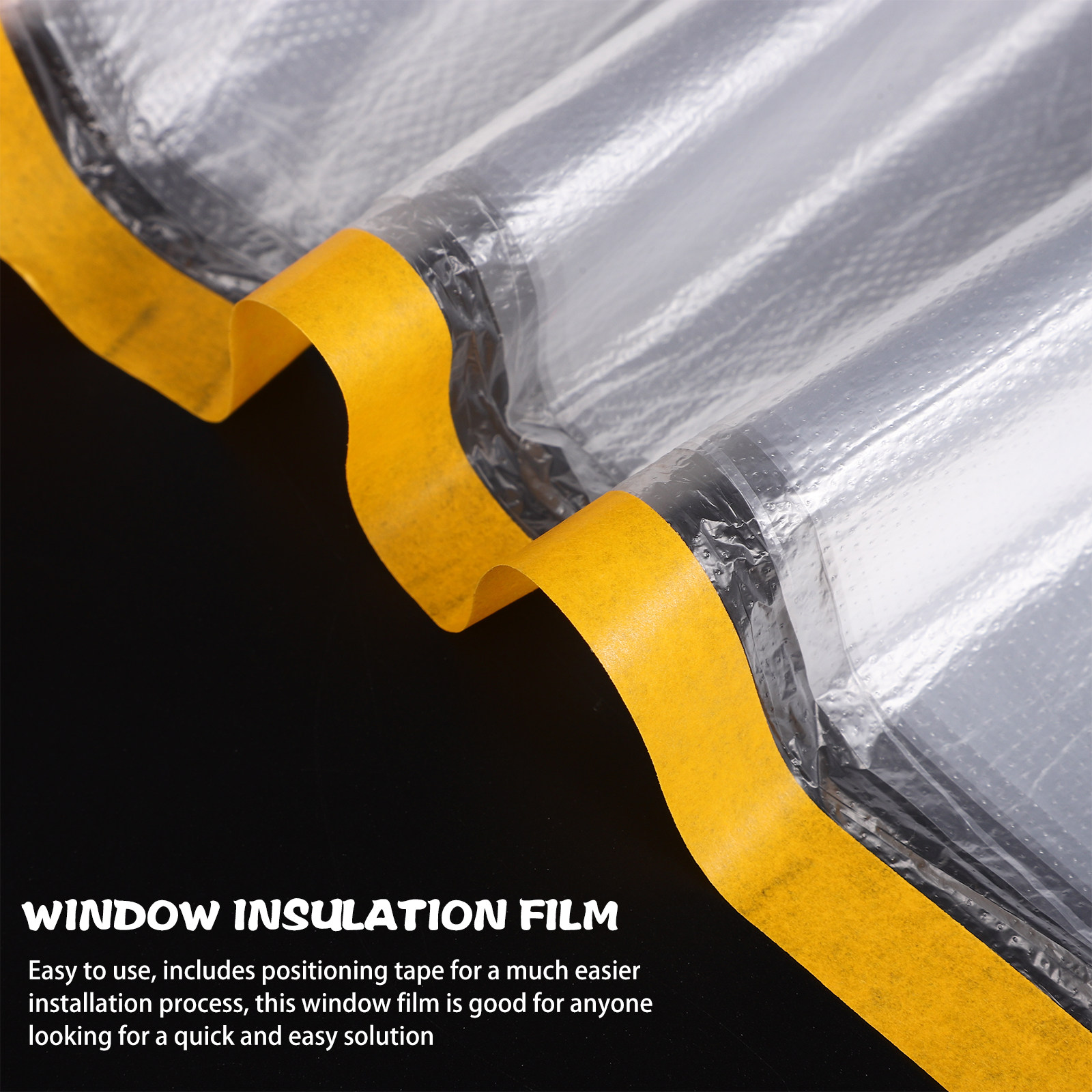 Fenster-Isolierfolie PE-Schrum – Window Insulation Film Bewertung und Preis
